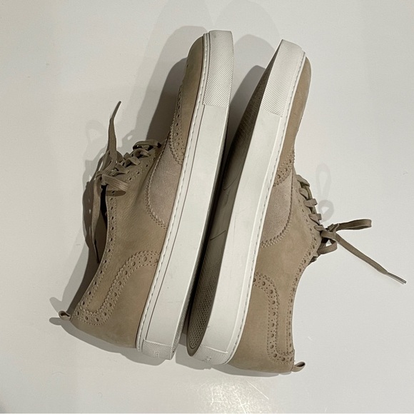 Cole Haan Men's 13M Winslow Mortar Nubuck Leather Wingtip Sneakers C36086 - Picture 3 of 11